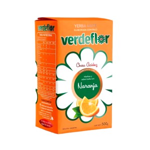 VERDEFLOR YERBA x 500gr NARANJA